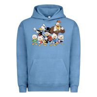 Pigment Pebble Blue happy amazing ducktales Urban Hoodie - linhVisuals