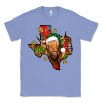 Colony Blue christmas texas highland cow Classic Tee - Jasminsmagicworld