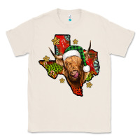 Natural christmas texas highland cow Classic Tee - Jasminsmagicworld