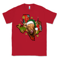 Red christmas texas highland cow Classic Tee - Jasminsmagicworld