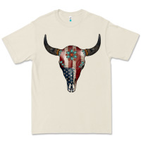 Bone American Bull Skull Gemstone Premium Tee - Jasminsmagicworld