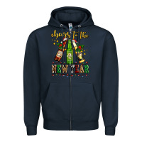 Navy cheers to the new year with beers Zipper Hoodie - AdoDesignShop