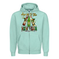 Seafoam cheers to the new year with beers Zipper Hoodie - AdoDesignShop
