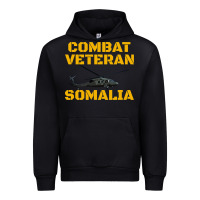Black combat veteran mogadishu somalia Urban Hoodie - linhVisuals