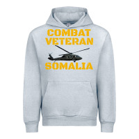 Heather Grey combat veteran mogadishu somalia Urban Hoodie - linhVisuals