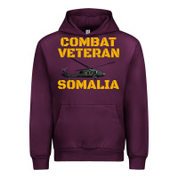 Mauve Wine combat veteran mogadishu somalia Urban Hoodie - linhVisuals