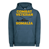 Pigment Midnight Navy combat veteran mogadishu somalia Urban Hoodie - linhVisuals