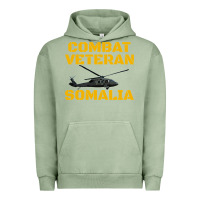 Pigment Oil Green combat veteran mogadishu somalia Urban Hoodie - linhVisuals