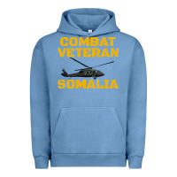 Pigment Pebble Blue combat veteran mogadishu somalia Urban Hoodie - linhVisuals