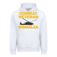 White combat veteran mogadishu somalia Urban Hoodie - linhVisuals