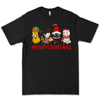 Black meowy christmas Premium Tee - CowGirlArtShop