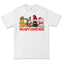 White meowy christmas Premium Tee - CowGirlArtShop
