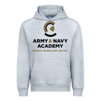 Heather Grey army and navy academy Urban Hoodie - linhVisuals