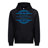Black atlanta international school Urban Hoodie - linhVisuals