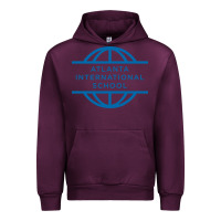 Mauve Wine atlanta international school Urban Hoodie - linhVisuals