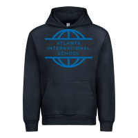 Navy atlanta international school Urban Hoodie - linhVisuals