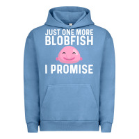 Pigment Pebble Blue cool blobfish fishermen fish sea Urban Hoodie - linhVisuals