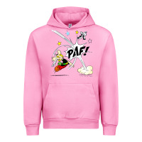 Fuchsia Pink asterix and obelix Urban Hoodie - linhVisuals