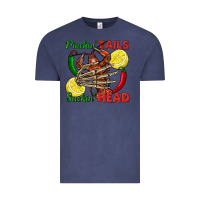 Vintage Denim Pinchin' tails suckin' head crawfish Vintage Tee - FaDigitalArtStudio