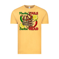 Vintage Mustard Pinchin' tails suckin' head crawfish Vintage Tee - FaDigitalArtStudio