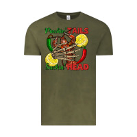 Vintage Olive Pinchin' tails suckin' head crawfish Vintage Tee - FaDigitalArtStudio