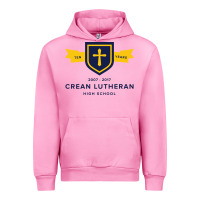 Fuchsia Pink crean lutheran high school Urban Hoodie - linhVisuals