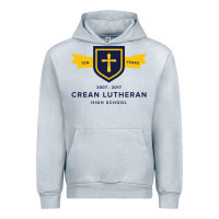 Heather Grey crean lutheran high school Urban Hoodie - linhVisuals