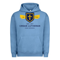 Pigment Pebble Blue crean lutheran high school Urban Hoodie - linhVisuals