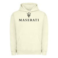 Simple White Trident Symbol Essential Urban Hoodie | Teevron