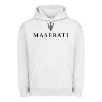 Pigment Lunar Rock simple white trident symbol essential Urban Hoodie - linhVisuals