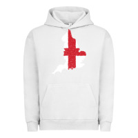 Pigment Lunar Rock england Flag Map Drawing Line Art Urban Hoodie - linhVisuals
