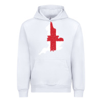 White england Flag Map Drawing Line Art Urban Hoodie - linhVisuals