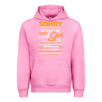Fuchsia Pink birthday t  shirt sorry i'm already taken by sexy crazy girl october b Urban Hoodie - linhVisuals