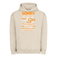 Pigment French Oak birthday t  shirt sorry i'm already taken by sexy crazy girl october b Urban Hoodie - linhVisuals