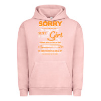 Pigment Salmon birthday t  shirt sorry i'm already taken by sexy crazy girl october b Urban Hoodie - linhVisuals