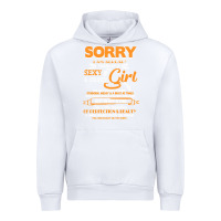 White birthday t  shirt sorry i'm already taken by sexy crazy girl october b Urban Hoodie - linhVisuals