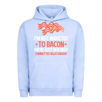 Pigment Grape Ice bacon apparel t  shirt i'm not addicted to bacon we were just in a com Urban Hoodie - linhVisuals