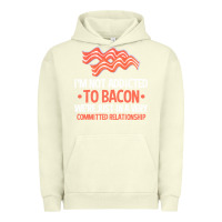 Pigment Pistachio bacon apparel t  shirt i'm not addicted to bacon we were just in a com Urban Hoodie - linhVisuals