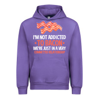 Tulip bacon apparel t  shirt i'm not addicted to bacon we were just in a com Urban Hoodie - linhVisuals