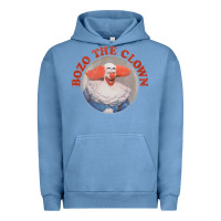 Pigment Pebble Blue bozo the clown vintage style faded design ,  bozo Urban Hoodie - linhVisuals