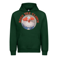 Forest Green bozo the clown vintage style faded design ,  bozo Urban Hoodie - linhVisuals