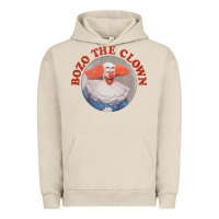 Pigment French Oak bozo the clown vintage style faded design ,  bozo Urban Hoodie - linhVisuals