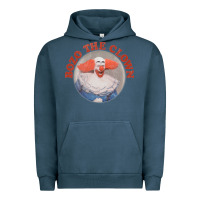 Pigment Midnight Navy bozo the clown vintage style faded design ,  bozo Urban Hoodie - linhVisuals