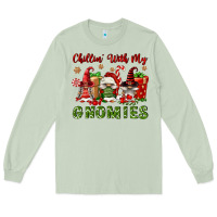 Matcha Chillin' With My Gnomies Long Sleeve Tee - FaDigitalArtStudio