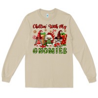 Mushroom Chillin' With My Gnomies Long Sleeve Tee - FaDigitalArtStudio