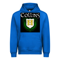 Cobalt collins family irish coat of arms Urban Hoodie - linhVisuals