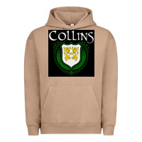 Pigment Burro collins family irish coat of arms Urban Hoodie - linhVisuals