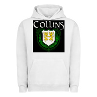 Pigment Lunar Rock collins family irish coat of arms Urban Hoodie - linhVisuals
