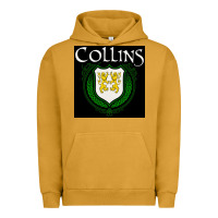 Pigment Peanut Butter collins family irish coat of arms Urban Hoodie - linhVisuals