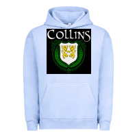 Pigment Grape Ice collins family irish coat of arms Urban Hoodie - linhVisuals